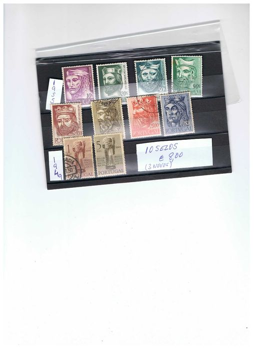 filatelia - selos usados e alguns novos