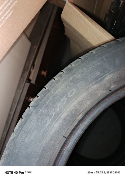 4 szt.  letnich opon Michelin 225/50/18