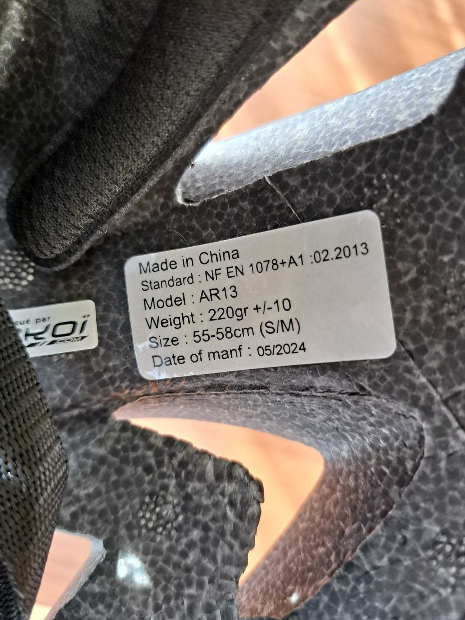 Kask rowerowy EKOI AR13 rozm. 55-58 cm