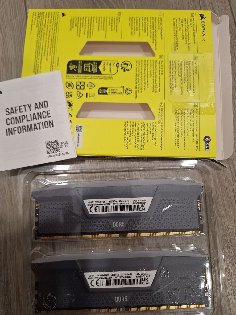 Memórias ram Corsair Vengeance 2x16gb