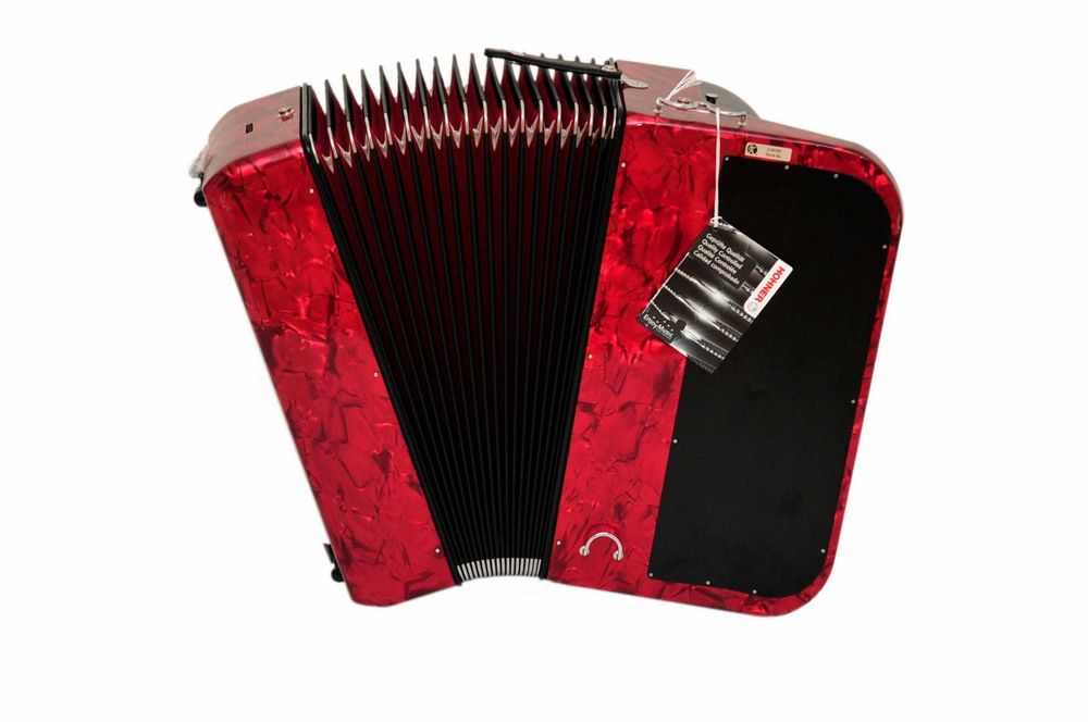 Akordeon guzikowy HOHNER NOVA III 96 basów / NOWY / pokrowiec / pasy