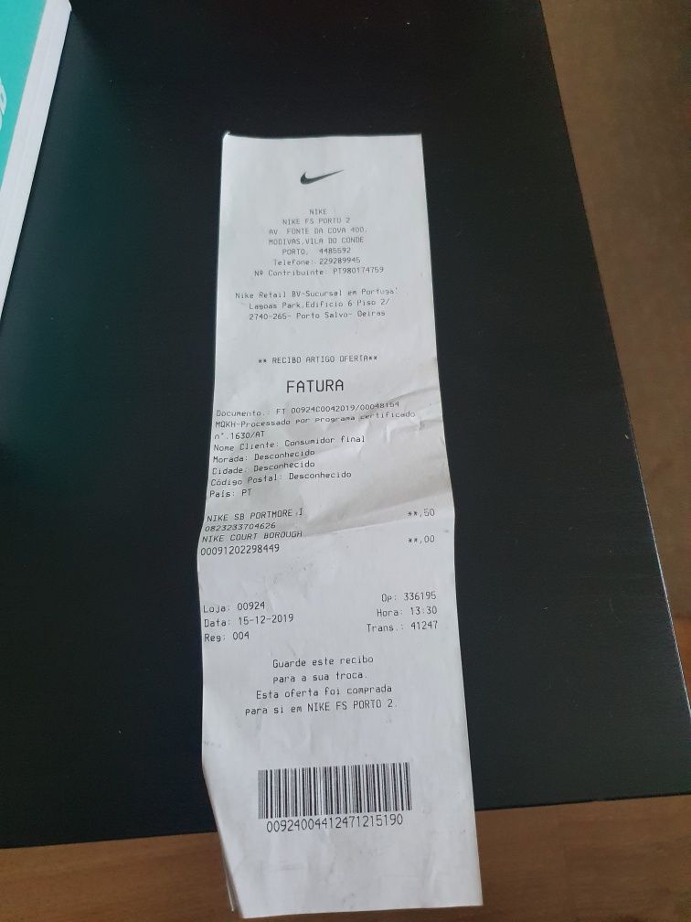 Ténis Sapatilhas Nike Originais 39
