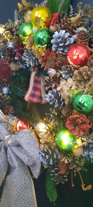 Wianek świąteczny duzy