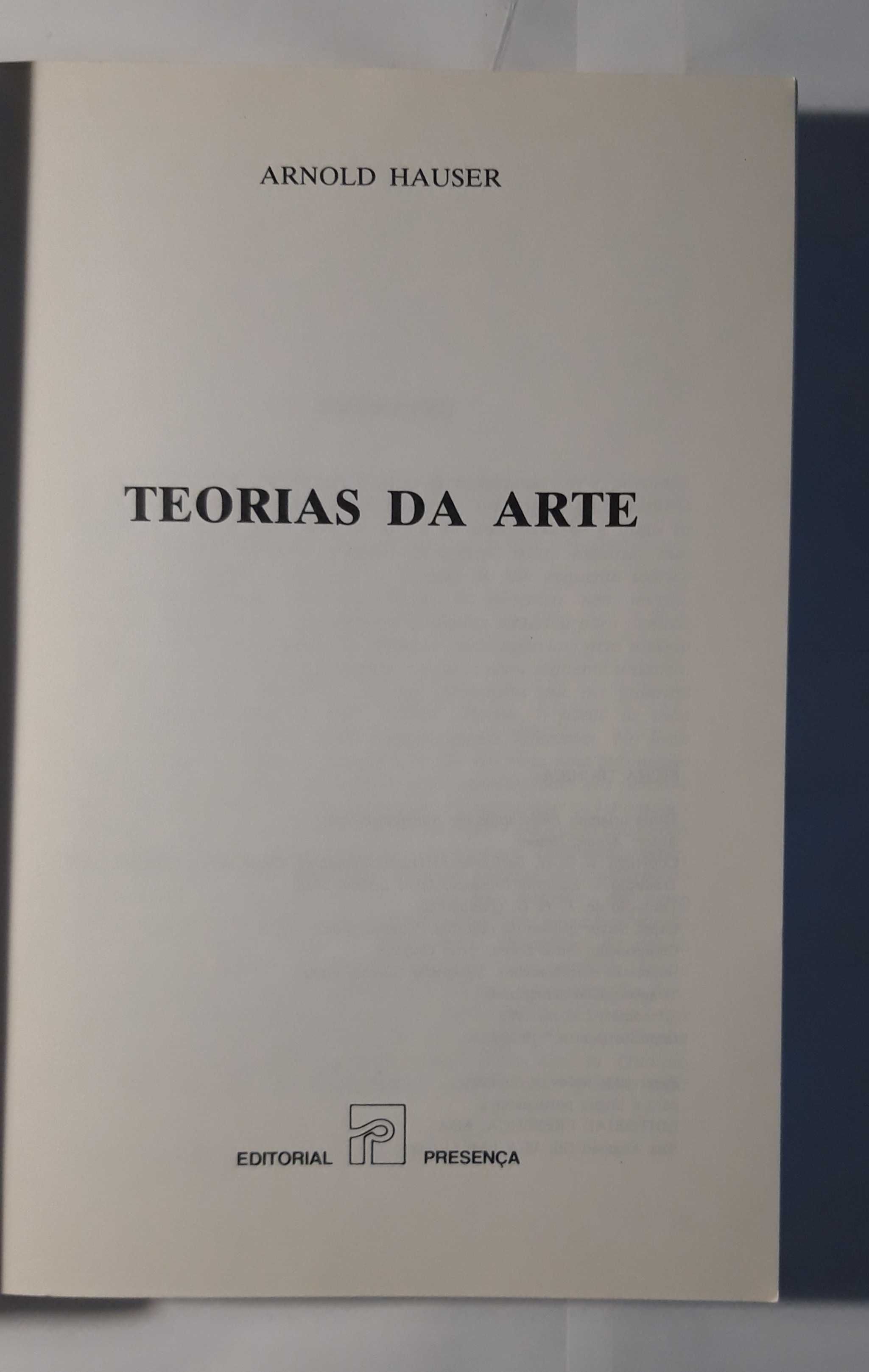 Livro Ref Par1 - Arnold Hauser - Teorias da Arte