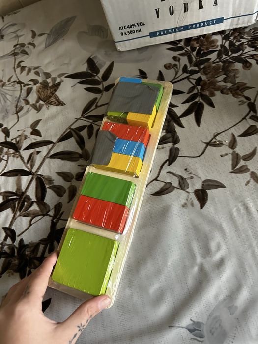 Дитячій деревяний конструктор