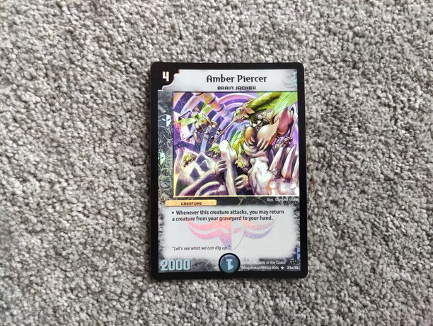 Amber Piercer HOLO PROMO karty Duel Masters