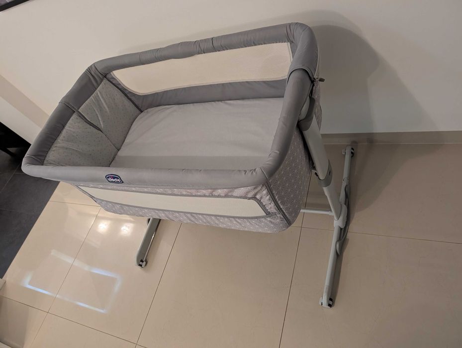 Chicco Next2me Dream Next to me Z funkcją kołyski srebrny