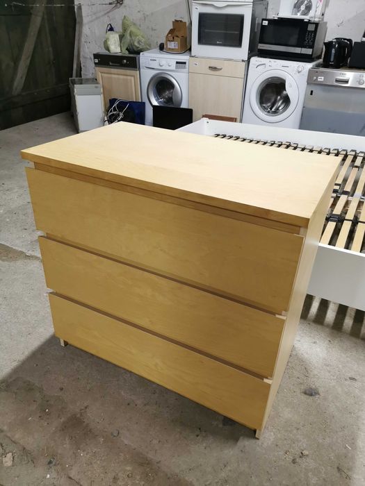 Komoda z 3 szufladami, IKEA Malm