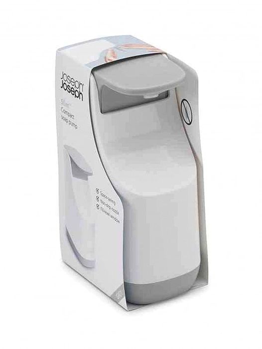 Dozownik na mydło w płynie Slim, szary / Joseph Joseph