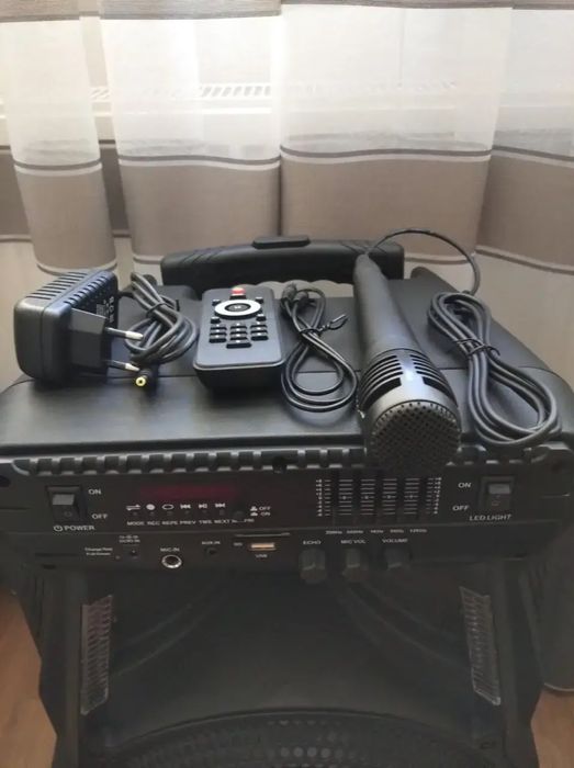 Колонка на акумуляторі з мікрофоном ZPX ZX-7774/150W