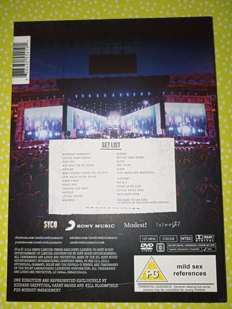 Koncert One Direction Where We Are DVD