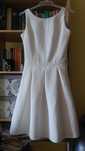 Elegancka,mleczna,rozkloszowana sukienka,r.36,/wesele,chrzest,komunia