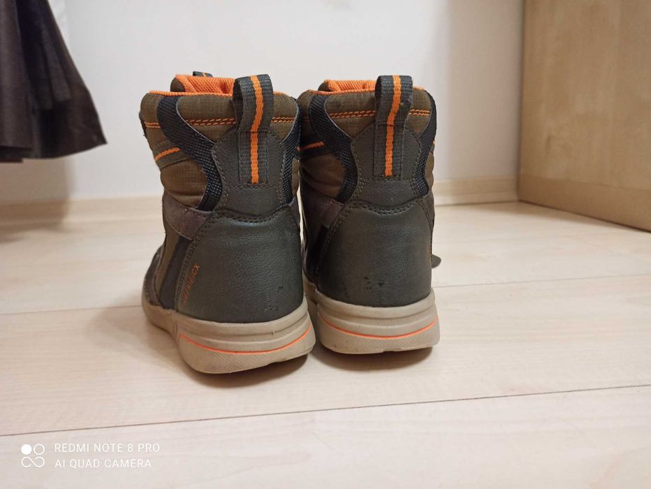 Buty chłopięce zimowe śniegowce GEOX Respira Amphibiox 33 r. 21 cm