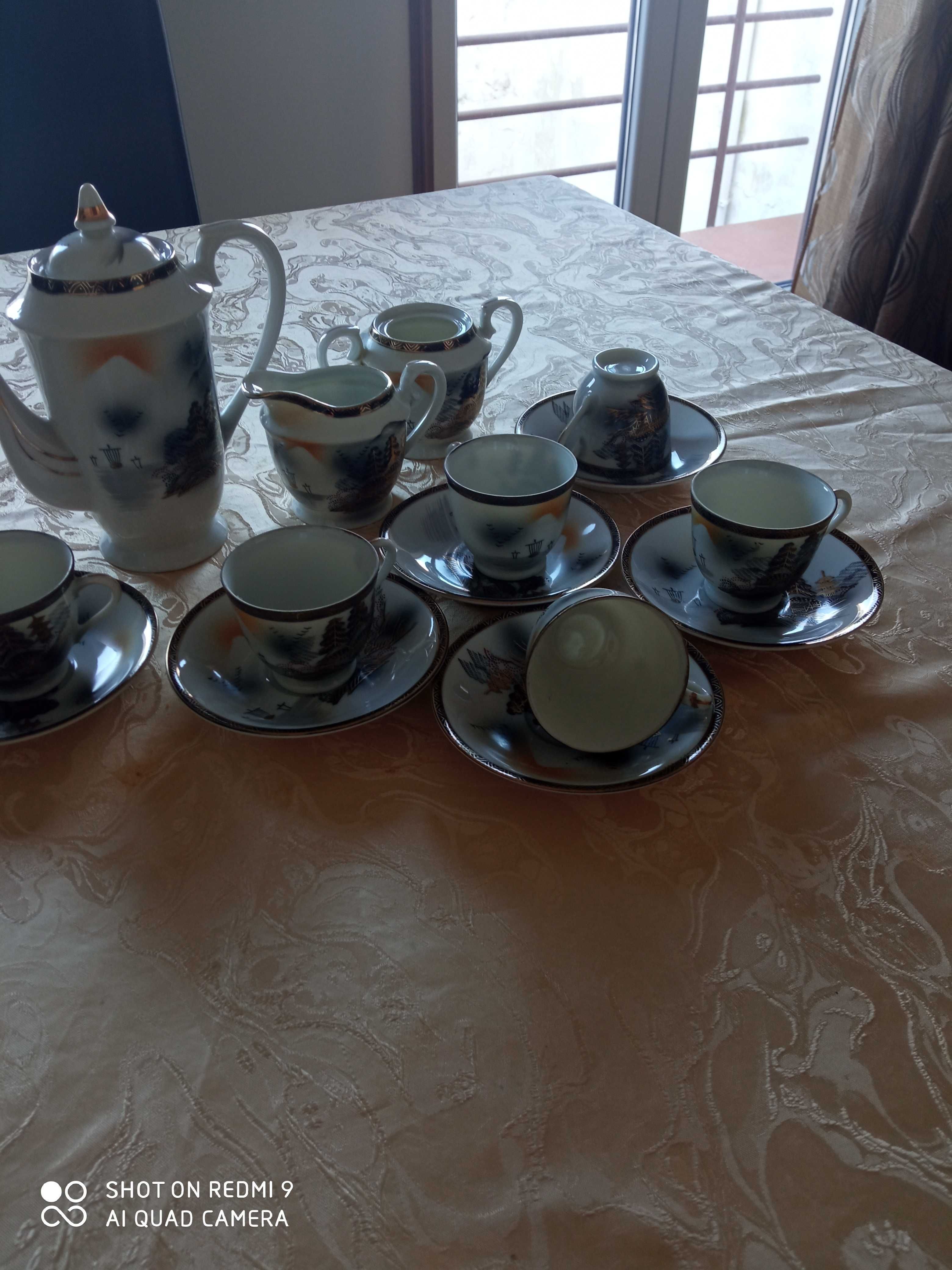 Serviço de café casquinha de ovo