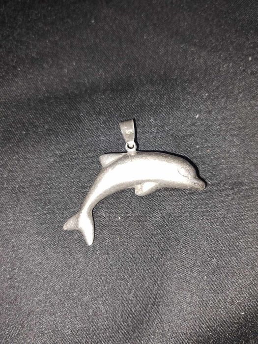 Srebrna zawieszka delfin
