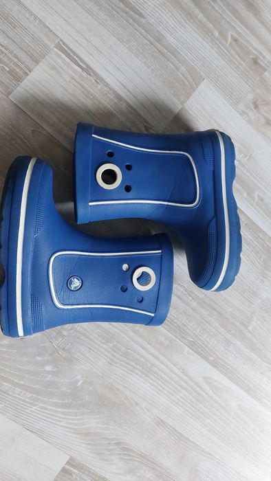 Fajne niebieskie kalosze Crocs j.nowe