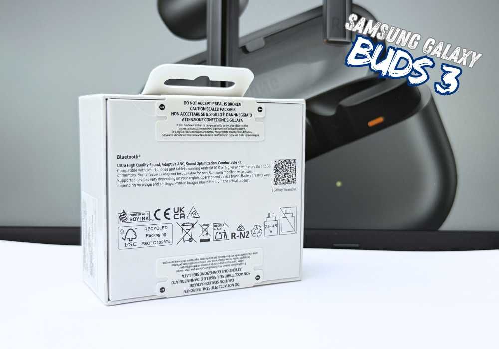 Galaxy Buds 3 , zaplombowane , SREBRNE , nie używane