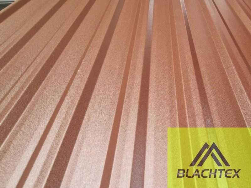 BLACHA NA DACH, BLACHA NA DACHY 2 gat blacha trapezowa BRĄZ Dachowa
