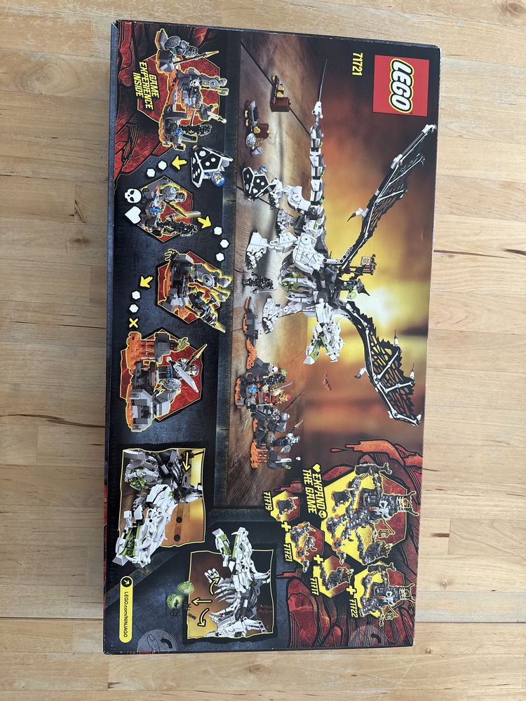 Nowe Lego Ninjago 71721 - Smok Szkieletowego Czarownika