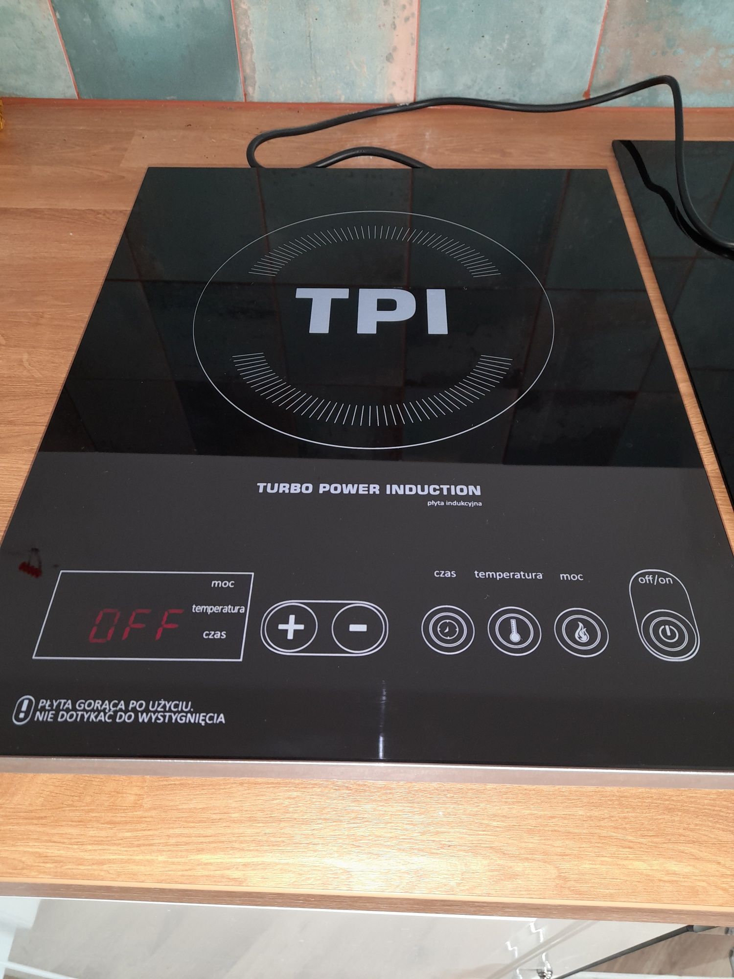 Kuchenka indukcyjna Welmax 1800W, 1 stanowiskowa duza