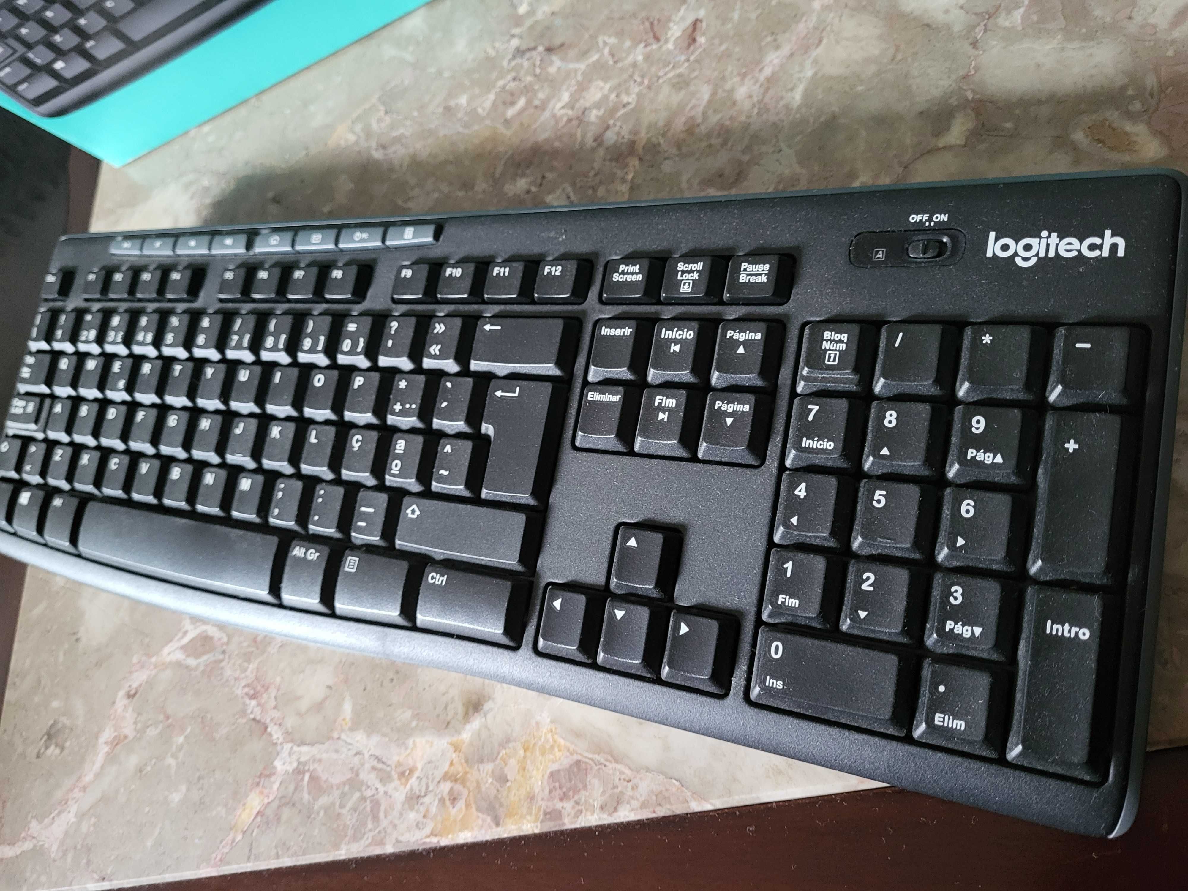 Teclado e Rato Wireless Logitech