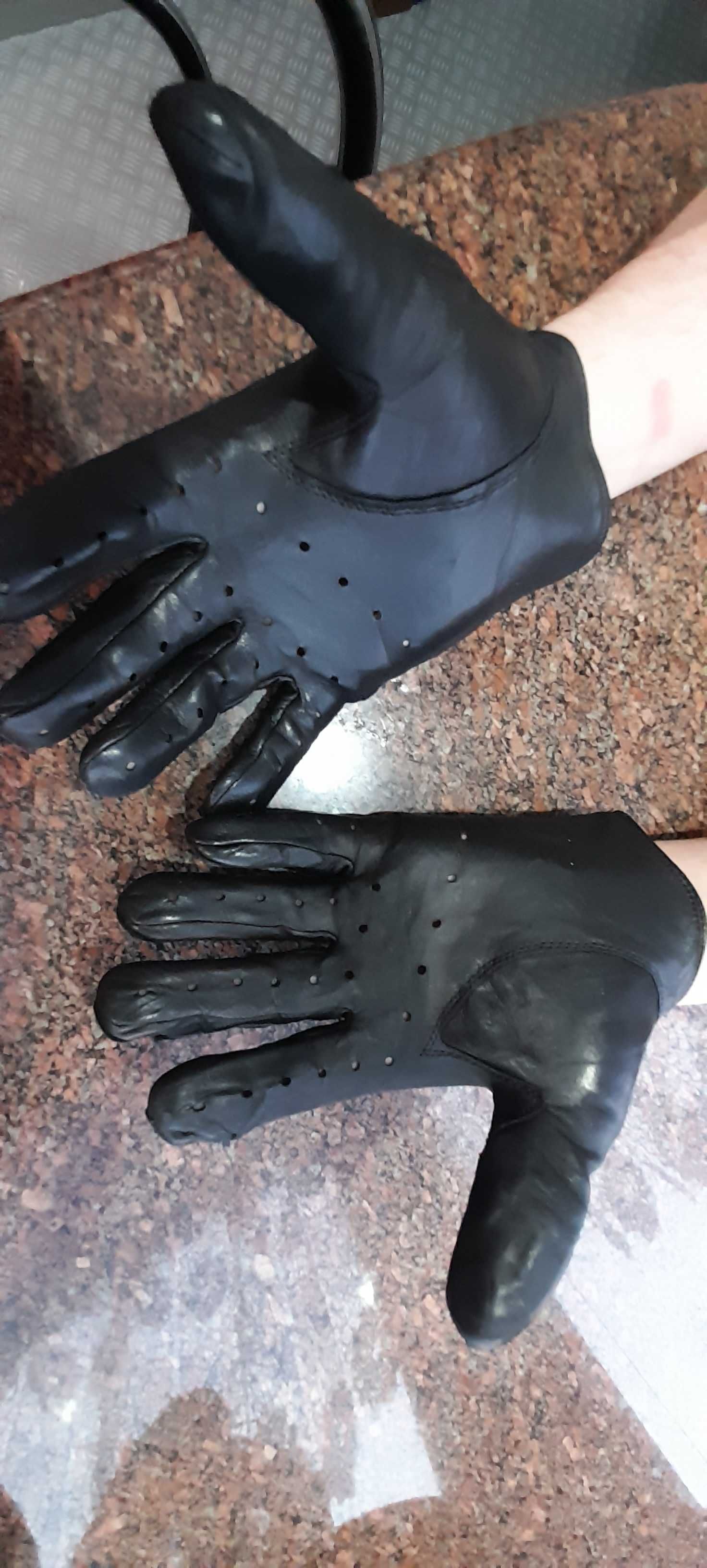 Rękawiczki damskie skórzane Elle Gant roz. 8.5 okazja