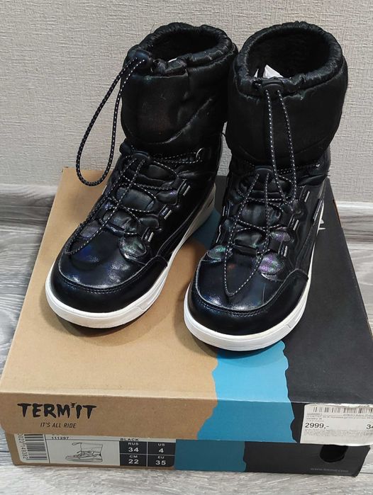 Зимові черевики Termit для дівчинки 34 розмір 22 см