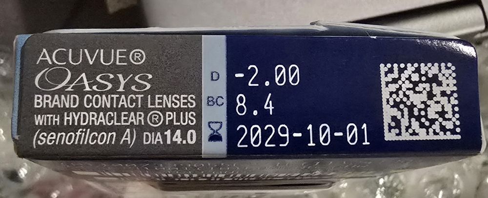 Acuvue oasys -2.00 6 sztuk