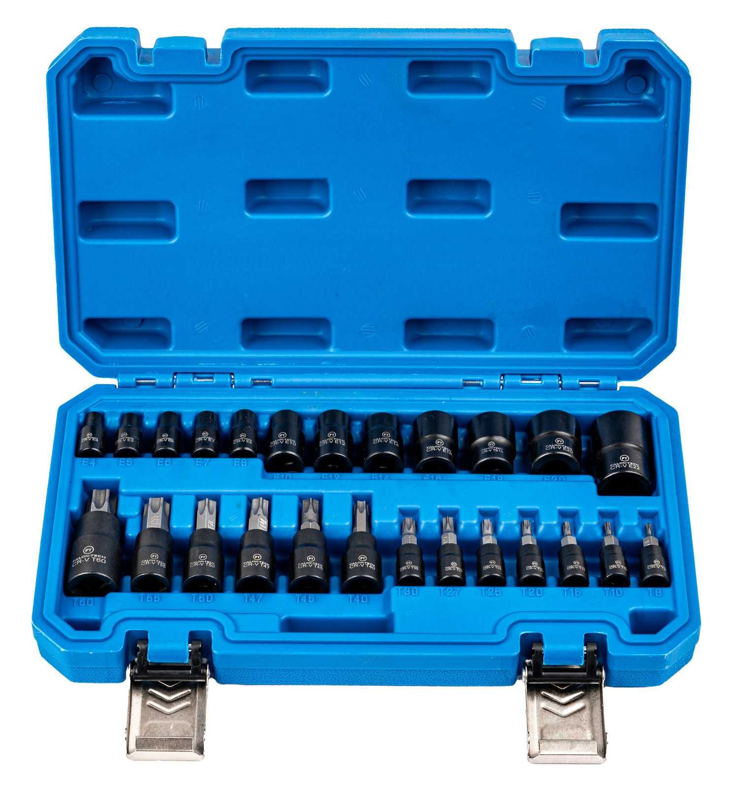 Набір головок TORX + набір біт  у головку 1/4″ 3/8″ 1/2″ 25 ел. Falon