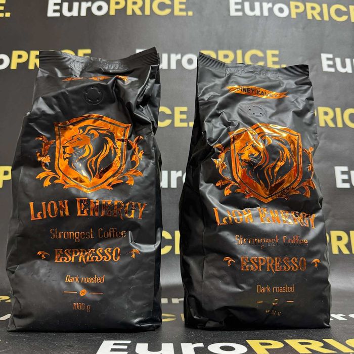 Кава в Зернах 1 КГ ! Кава в зернах Lion Energy 4 види. Кофе в зернах