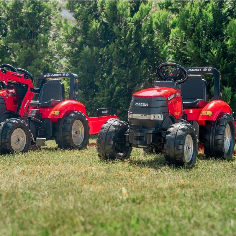 Traktor na Pedały  gokart Czerwony Duży z Przyczepką od 3 lat