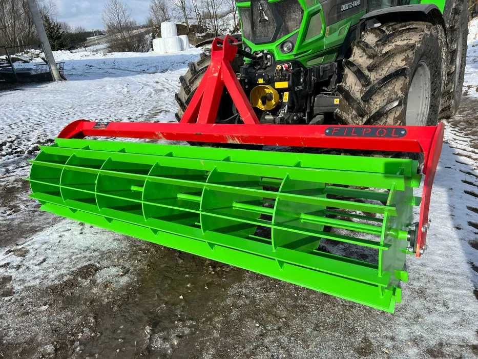 Rolka duży wał na przedni tuz ciężki średnica fi 70 cm 3m