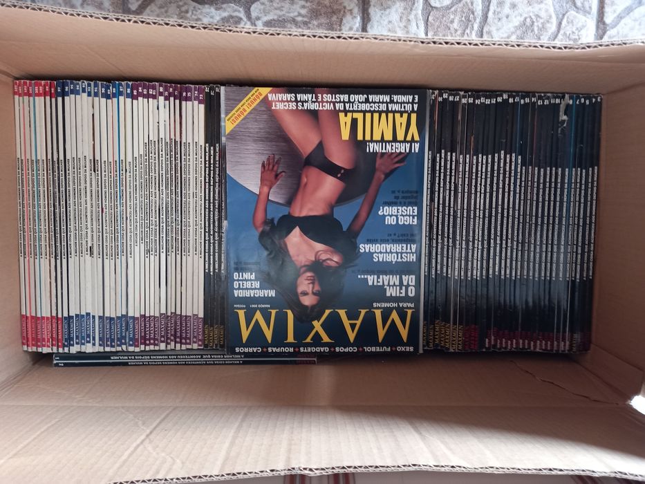 Revistas maxmem do número 0 ao 105