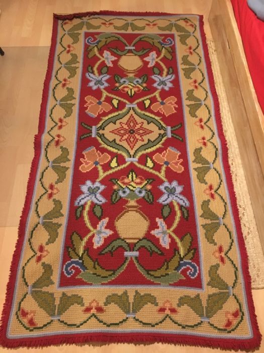 Tapete de arraiolos 100cm x 200cm novo