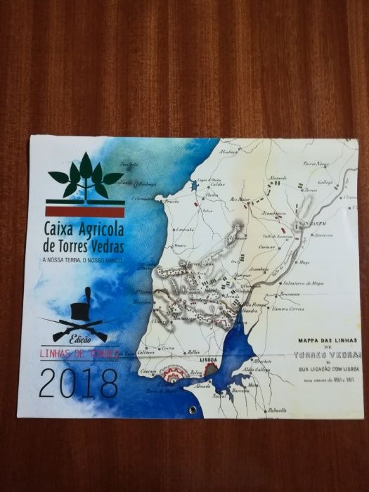 Calendário CA Linhas de Torres - Colecionismo