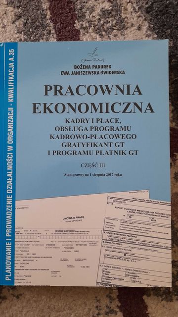 Pracownia ekonomiczna kadry i płace