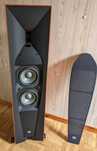 JBL 580 Studio,  pełen komplet, kolor wiśnia