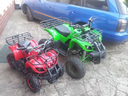 Mini Quad elektryczny 800W solidny wykonany