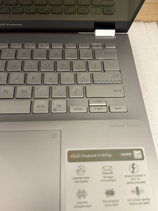 Laptop (2w1) ASUS Vivobook S 14 Flip (ekran dotkowy, rysik, 360)
