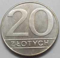 20 złotych rok 1989