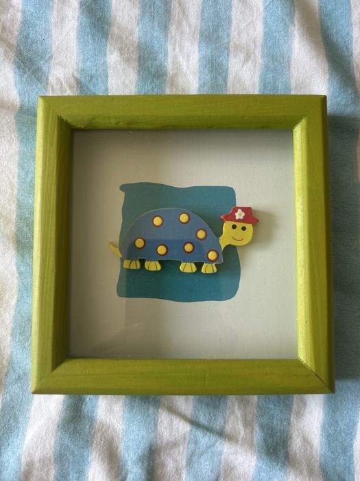 Moldura com tartaruga