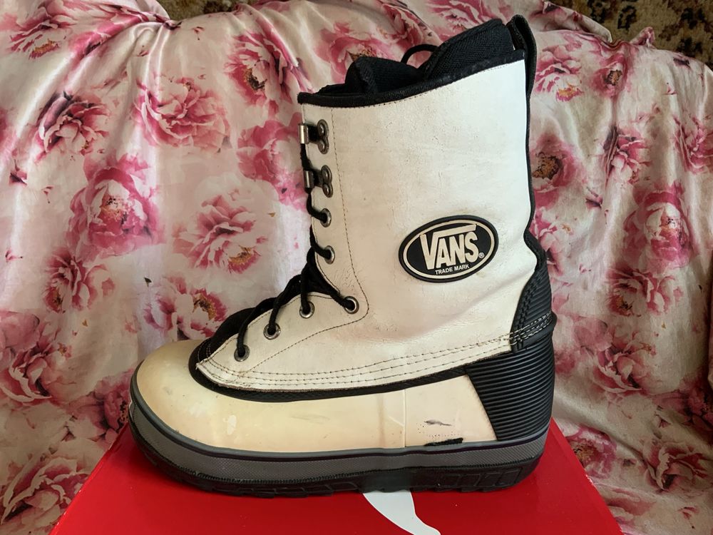 Кожаные ботинки Vans с валенко на очень сильные морозы. Разм 44-29 см