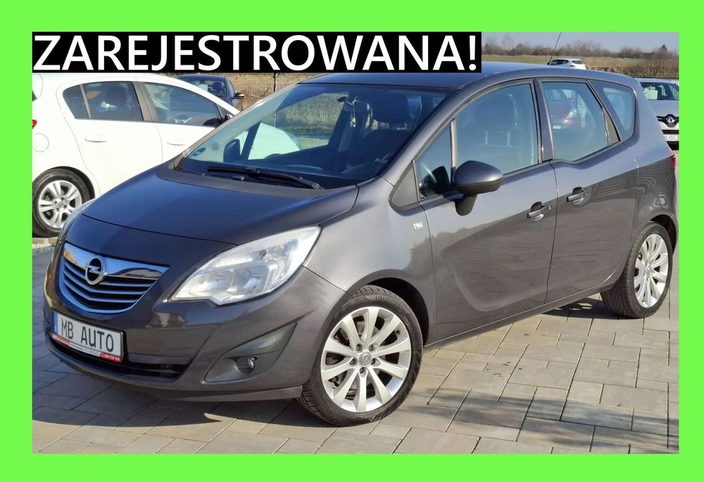 Opel Meriva PIĘKNA***KLIMA pełna elektr. zadbane małe km 1.4t 140KM alu 17" rowery