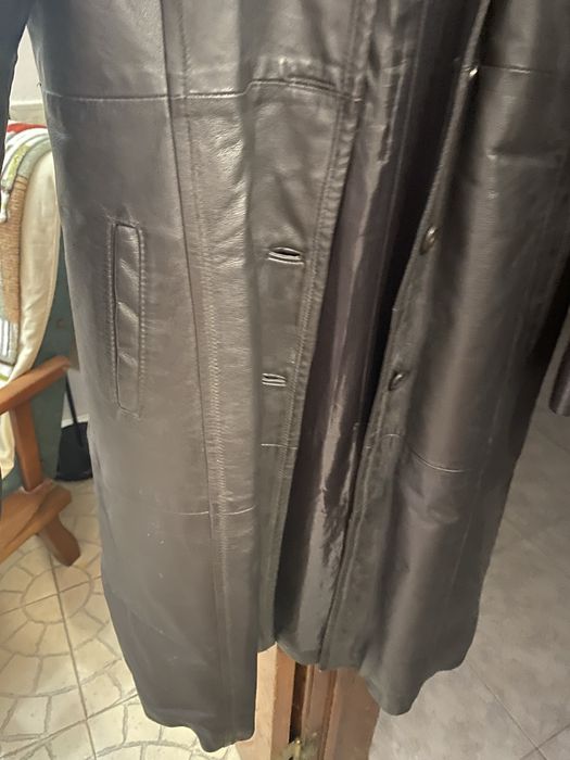 Gabardine de senhora em pele