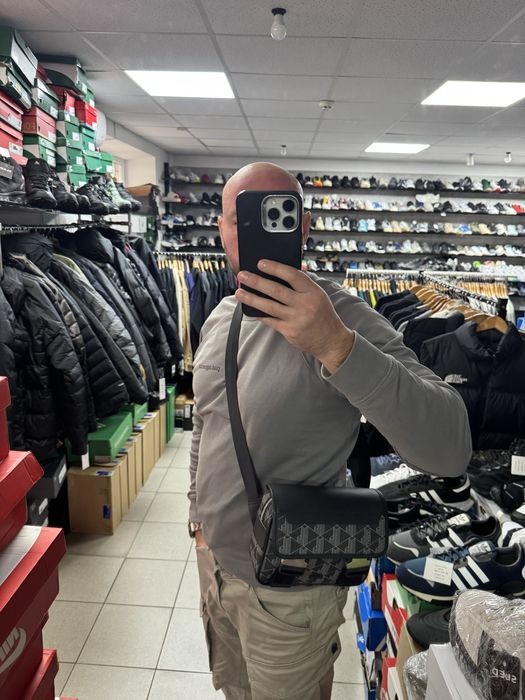 Сумка lacoste The Blend Clip Flap Satchel monogram оригінал