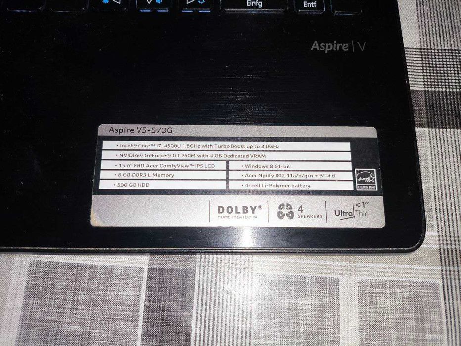 acer aspire v5-573g i7
