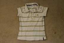 Koszulka Polo Adidas w pasy rozmiar S
