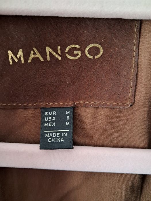 Skórzana kurtka ramoneska MANGO