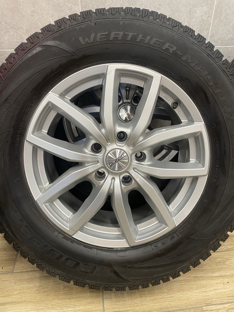 Opony zimowe z felgami  265/60/18 do Jeep Grand Cherokee Stan BDB !!
