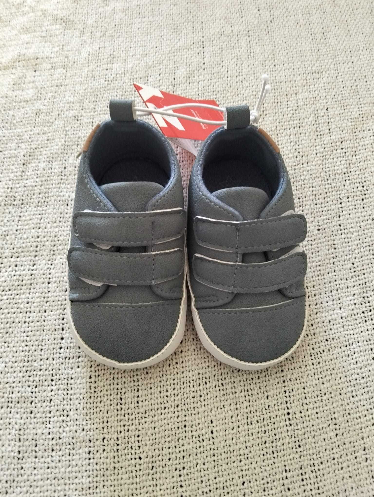 Ténis Zippy bebé de 3-6 meses com velcro